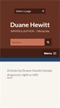 Mobile Screenshot of duanehewitt.com